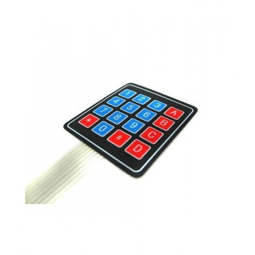 Teclado Matricial 4x4 de Membrana para Arduino y Proyectos de Electrónica