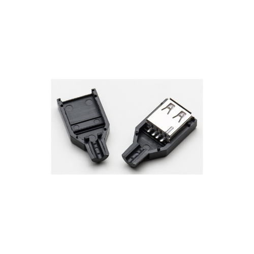 Conector USB tipo A hembra para cable