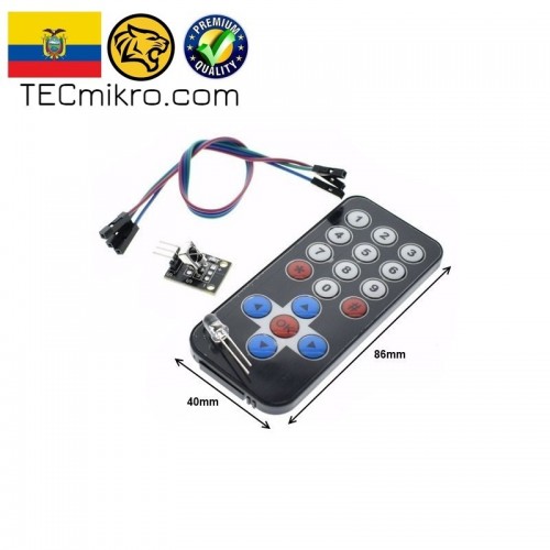 Kit Control Remoto Infrarrojo HX1838