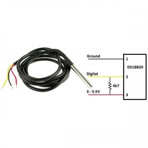 DS18B20 Sensor de Temperatura Sumergible