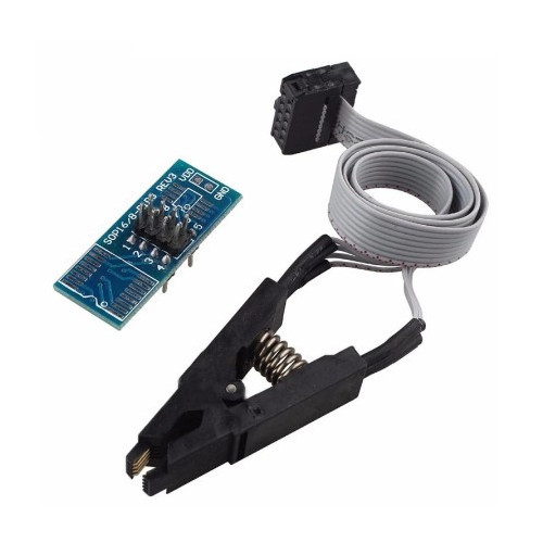 Pinza adaptadora SOIC8 SOP8 para programador TL866ii Plus, T48 y CH341A