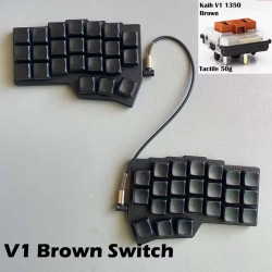 Teclado Mecánico Dividido Ergonómico Bajo Perfil CHOC Corne
