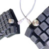 Teclado Mecánico Dividido Ergonómico Corne 4x6 con 2 Perillas